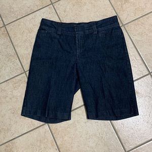 Lee dark denim shorts